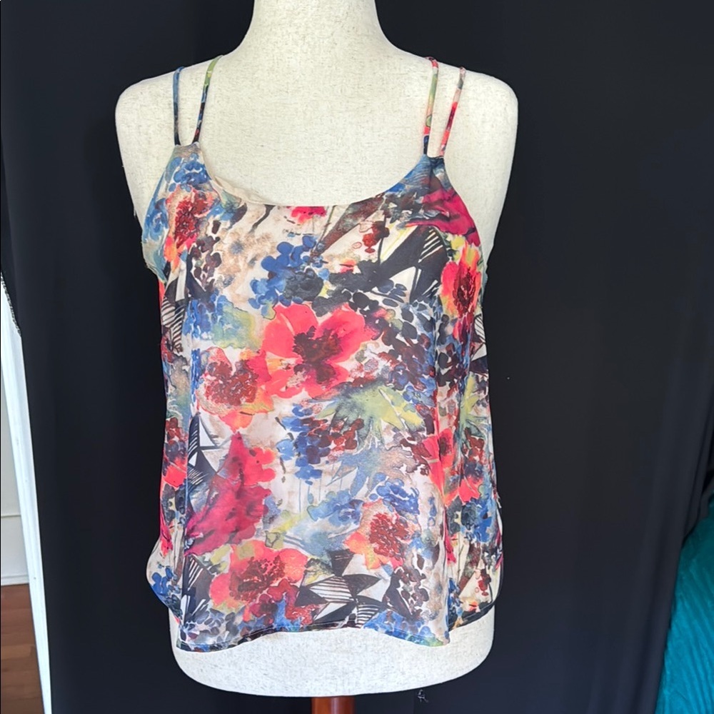 Floral Multicolor Women's Top